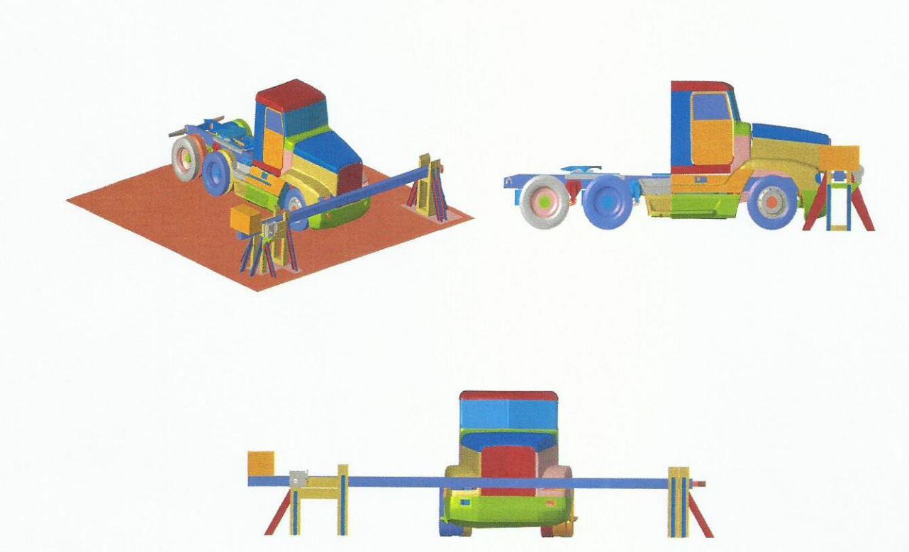 drop arm barrier crah test